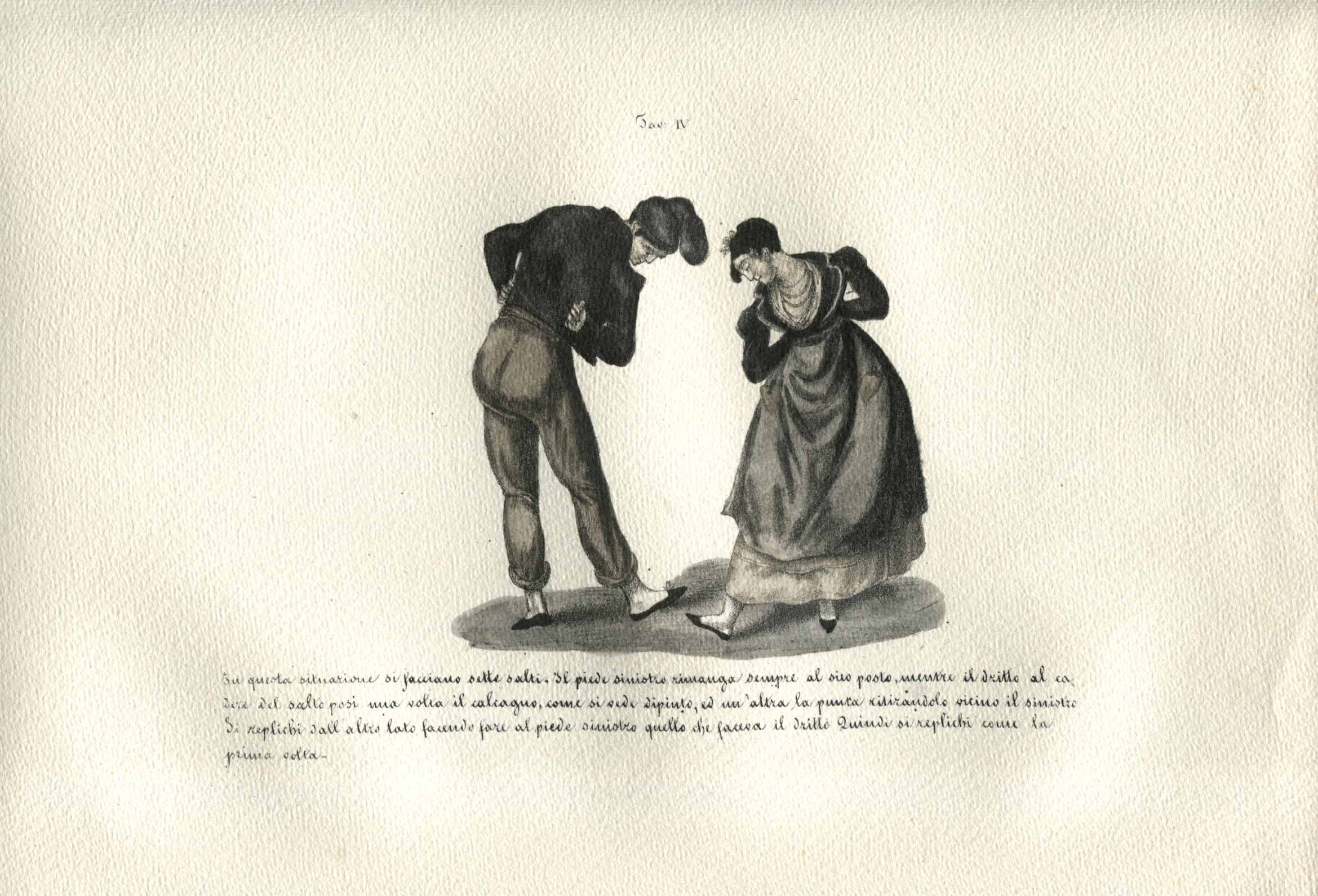 La Tarantella. Ballo napolitano. Tav. 4